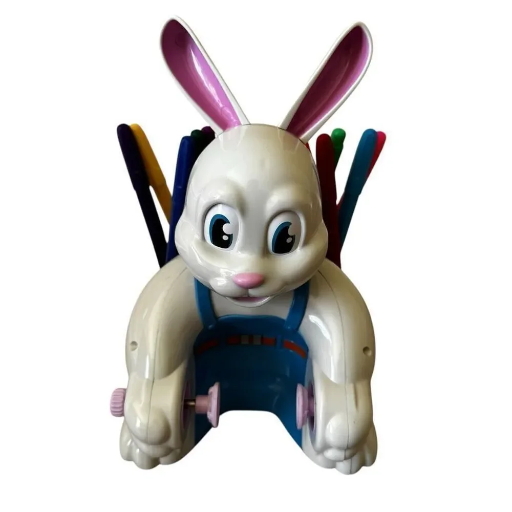 JOYIN Motorized Easter Egg Decorator Kit Easter Busy Bunny Egg Spinner